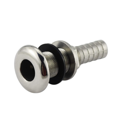 316 stainless steel - stainless, thru-hull