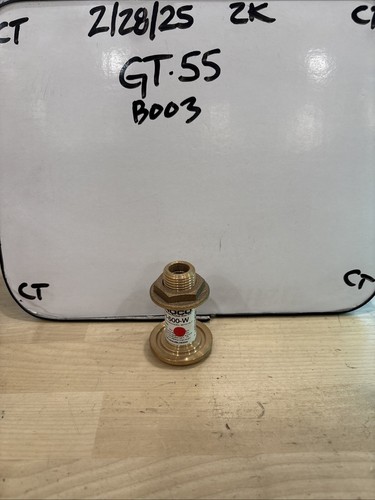 Groco bronze thru hull - groco, 1/2"
