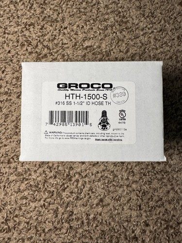 Groco hth 1500 stainless - hth-1500-s,